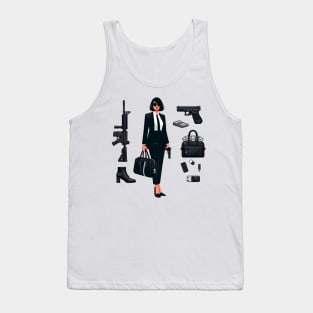 Tactical Gear Fusion Tee: Where Fashion Meets Urban Warfare Tank Top